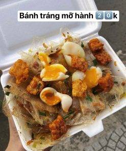 Bánh tráng mỡ hành